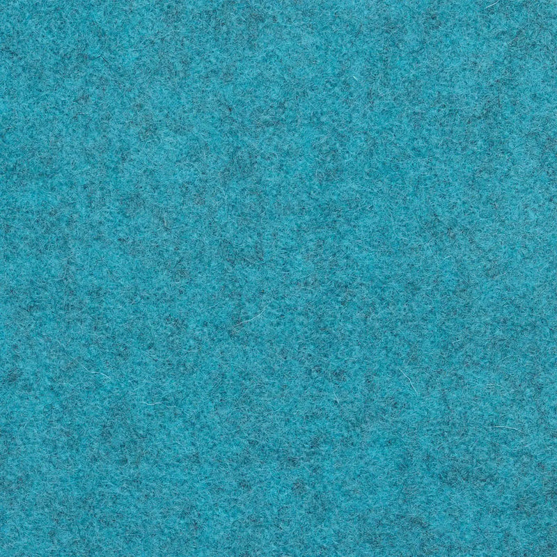 Turquoise Melton Wool Coating