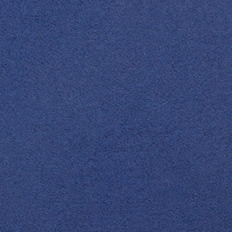Denim Blue Melton Wool Coating