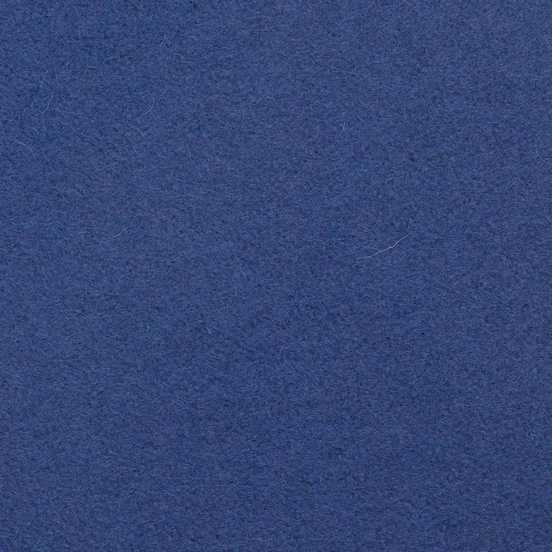 Denim Blue Melton Wool Coating