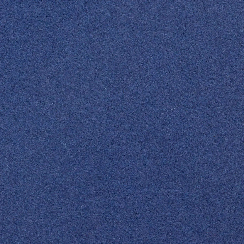 Denim Blue Melton Wool Coating