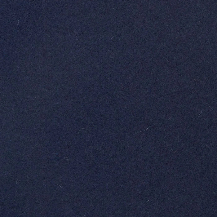 Navy Blue Melton Wool Coating