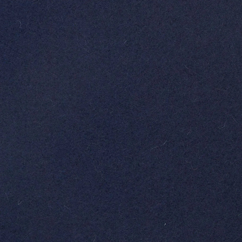 Navy Blue Melton Wool Coating