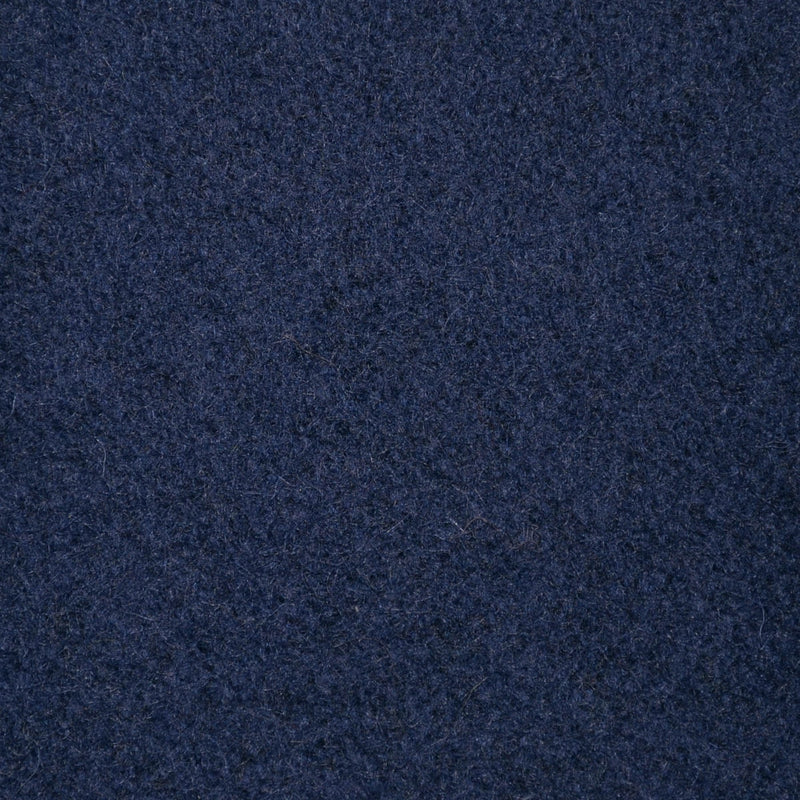 Dark Blue Melton Wool Coating