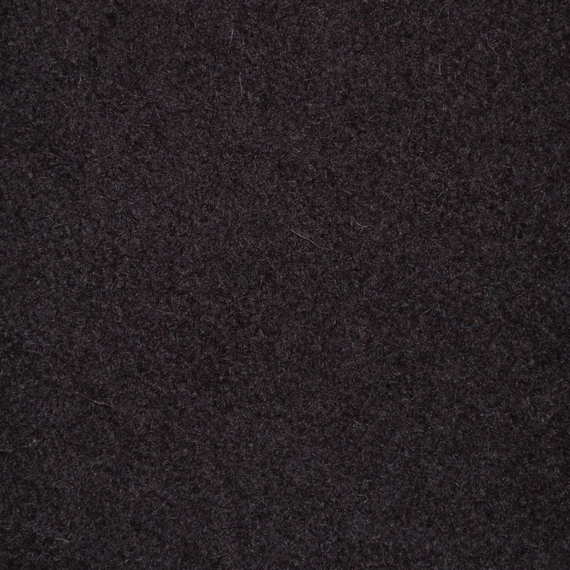 Dark Brown Melton Wool Coating