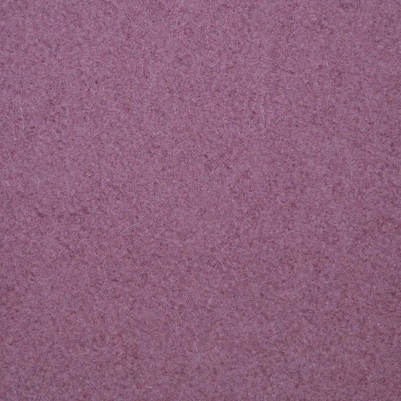 Light Aubergine Melton Wool Coating