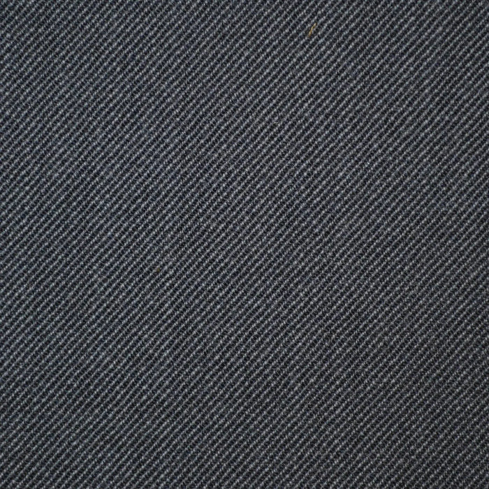 Dark Grey Plain Twill Merino Jacketing/Suiting