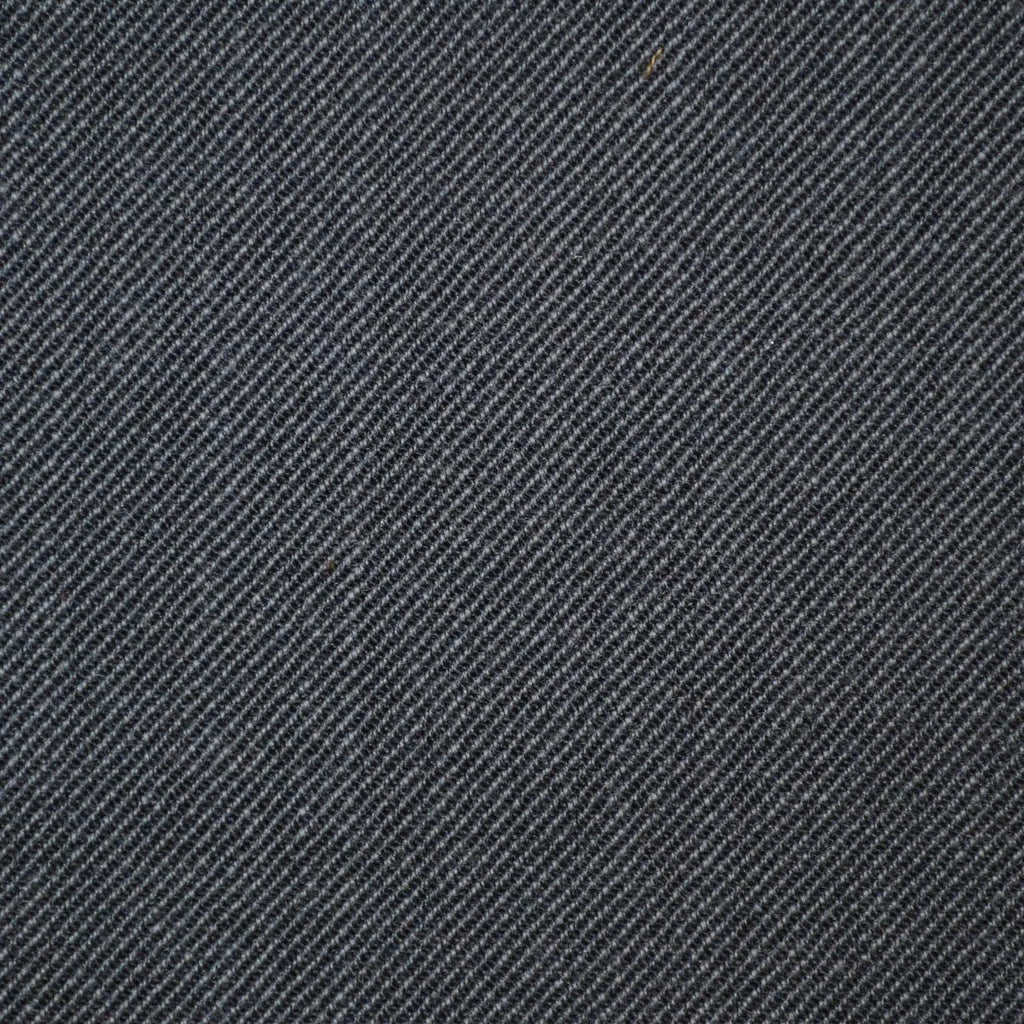 Dark Grey Plain Twill Merino Jacketing/Suiting