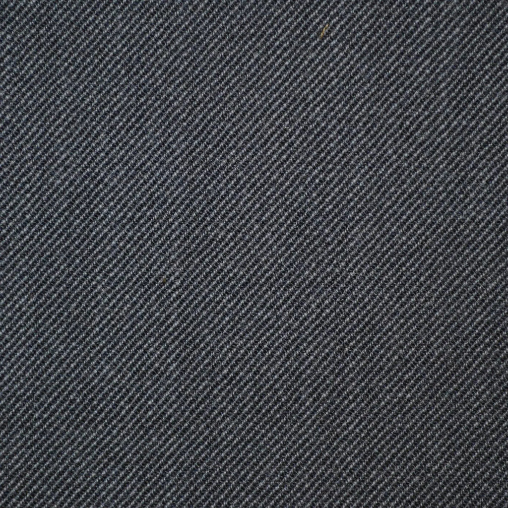 Dark Grey Plain Twill Merino Jacketing/Suiting