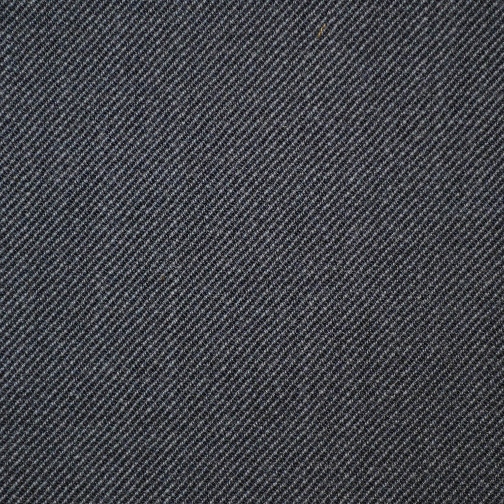 Dark Grey Plain Twill Merino Jacketing/Suiting