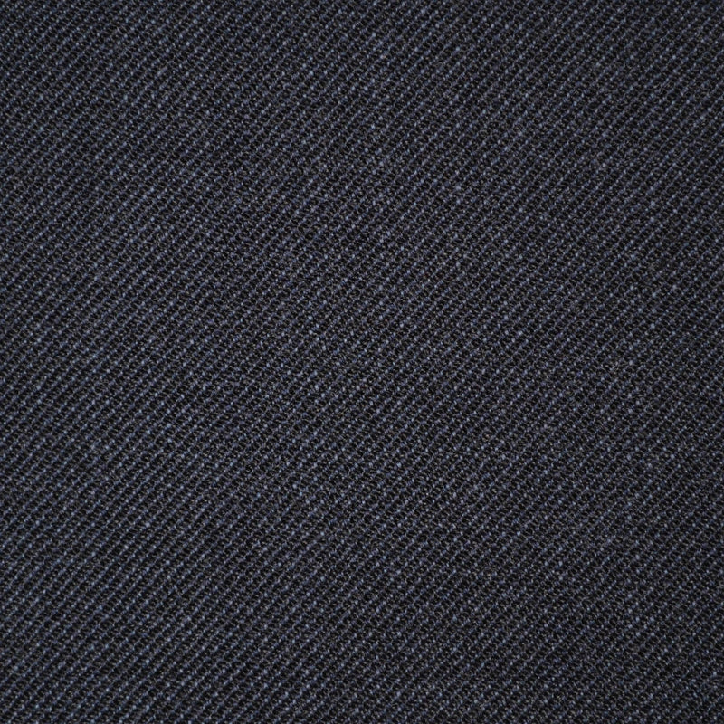 Charcoal Grey Plain Twill Merino Jacketing/Suiting
