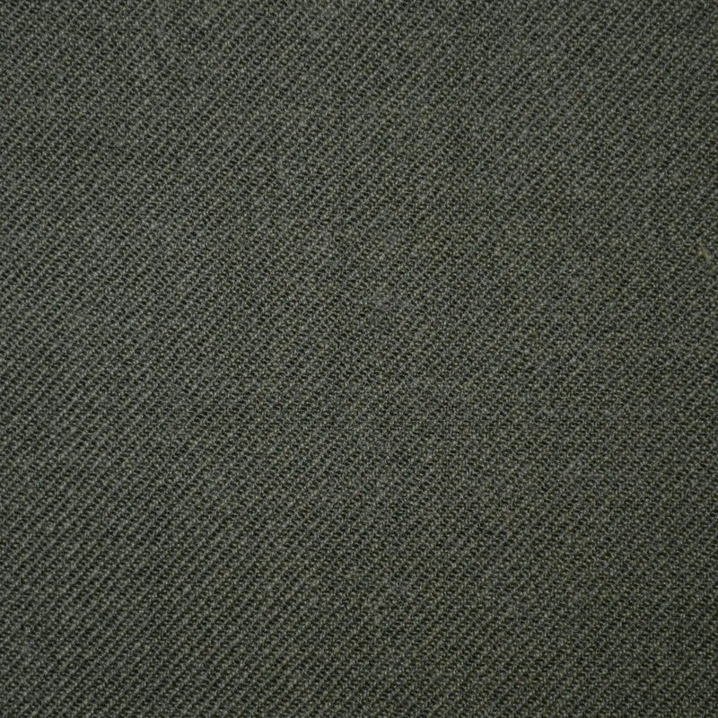 Olive Green Plain Twill Merino Jacketing/Suiting