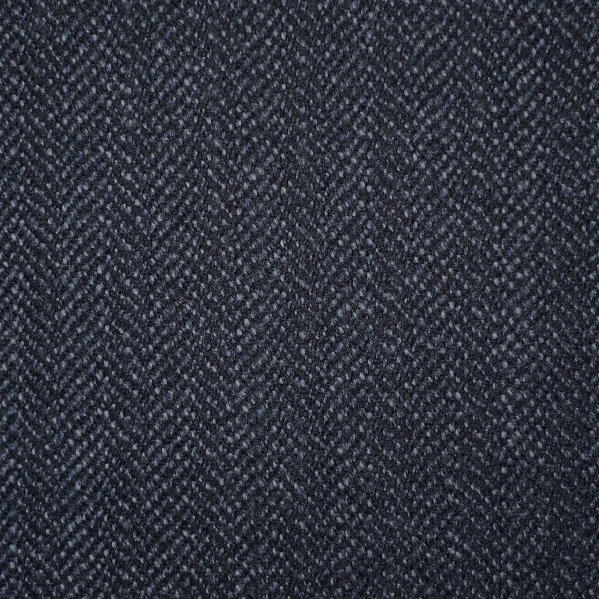 Dark Grey and Black Herringbone Merino Jacketing/Suiting