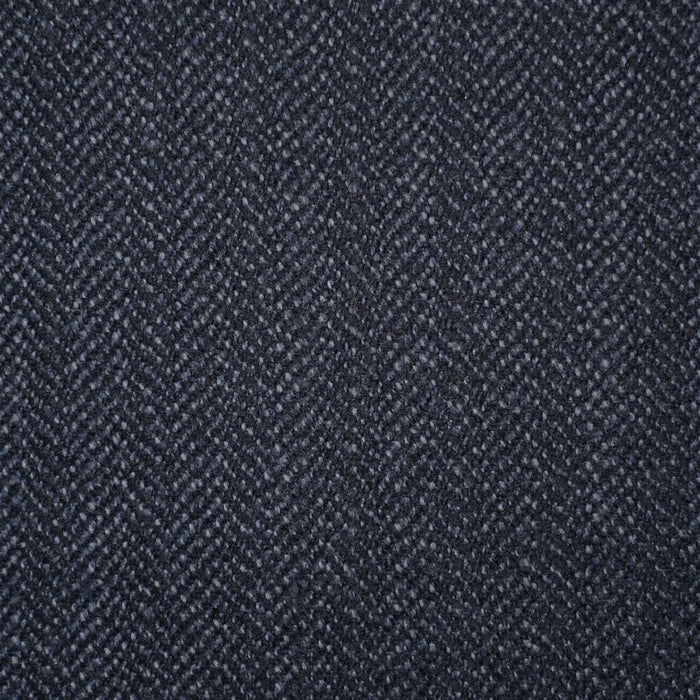 Dark Grey and Black Herringbone Merino Jacketing/Suiting