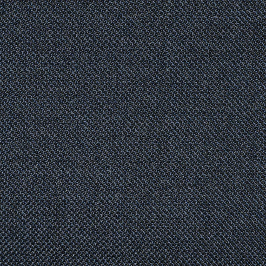 Navy Blue Sharkskin Super 100's Suiting