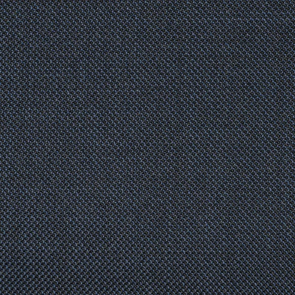 Navy Blue Sharkskin Super 100's Suiting