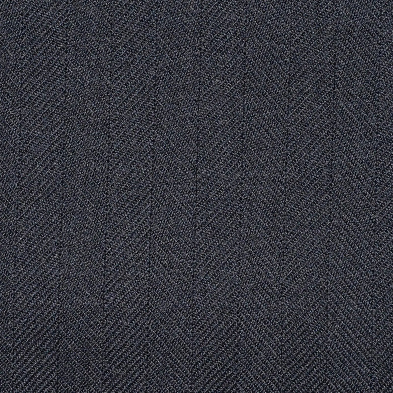 Navy Blue Herringbone Super 100's Suiting