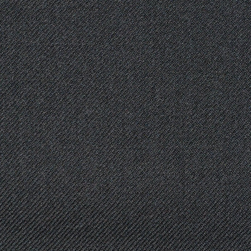 Black Plain Twill Super 100's Suiting