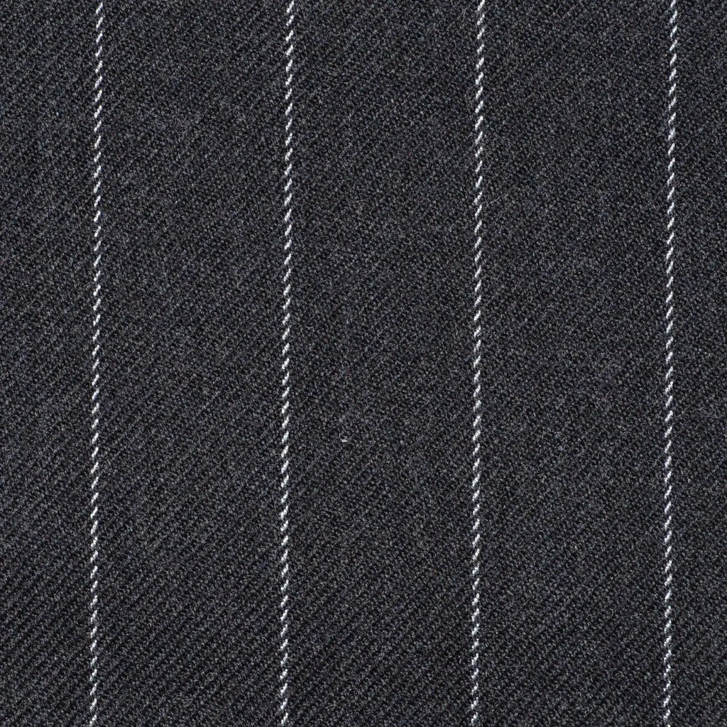 Dark Grey Pinstripe Super 100's Suiting