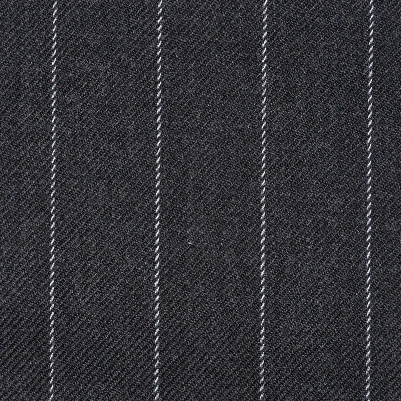 Dark Grey Pinstripe Super 100's Suiting