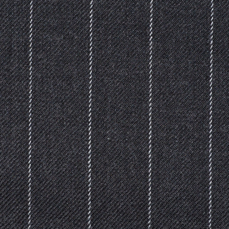 Dark Grey Pinstripe Super 100's Suiting