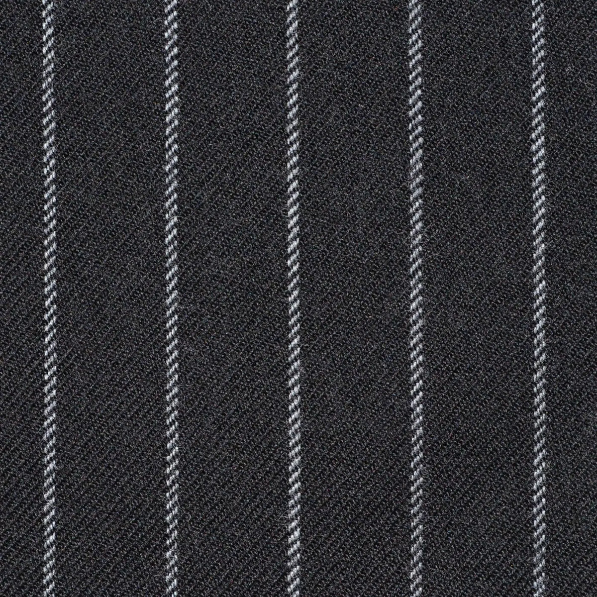 Black Chalkstripe Super 100's Suiting