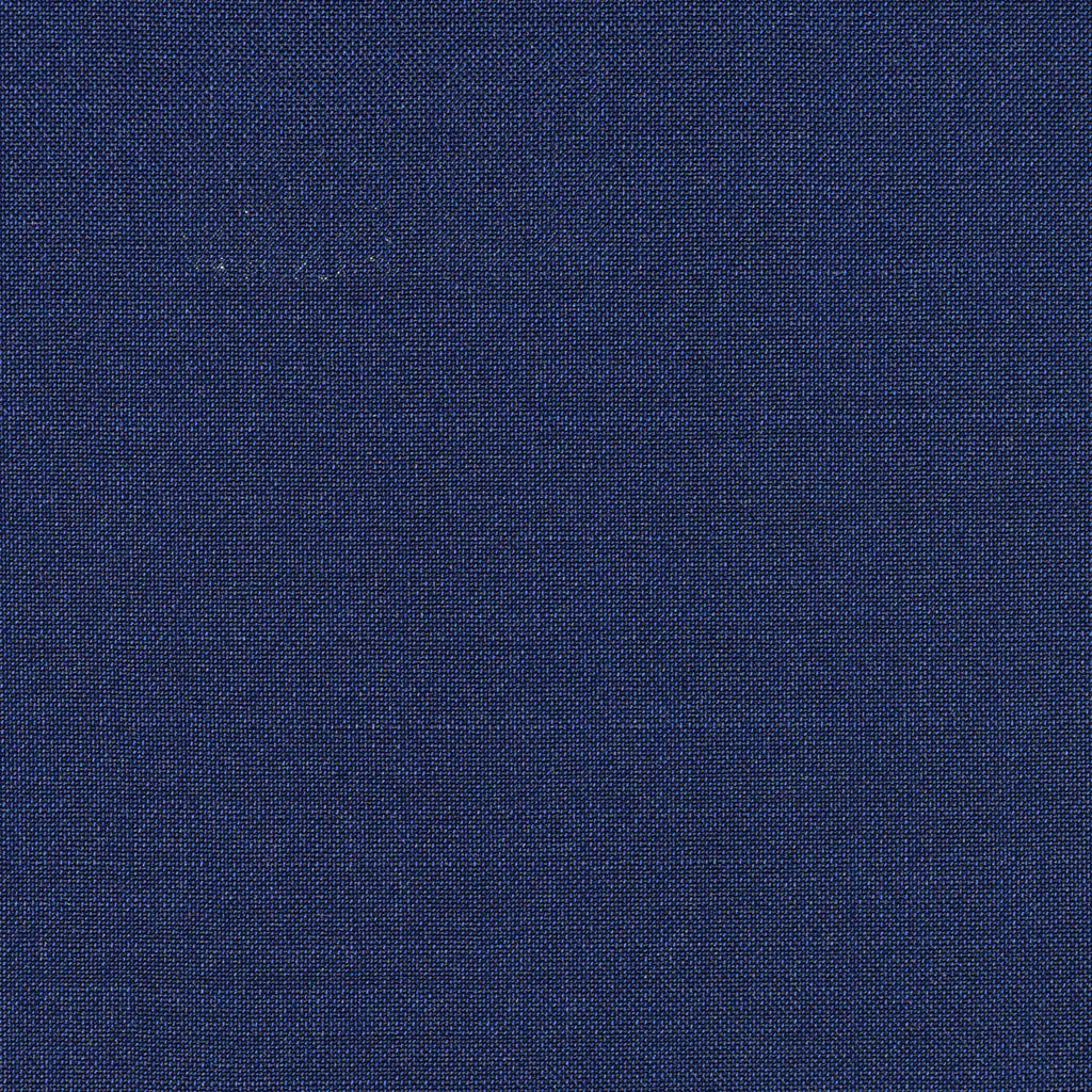Bright Navy Blue Mohair & Super 110's Italian Wool Suiting
