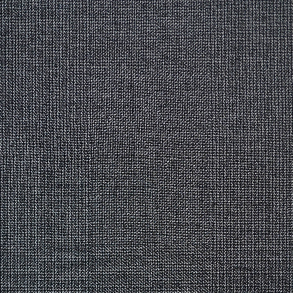 Medium Grey Glen Check Super 110's Italian Wool Suiting