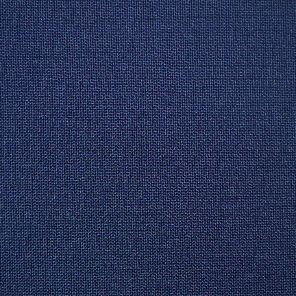 Navy Blue Fine Hopsack Super 110's Italian Wool Suiting