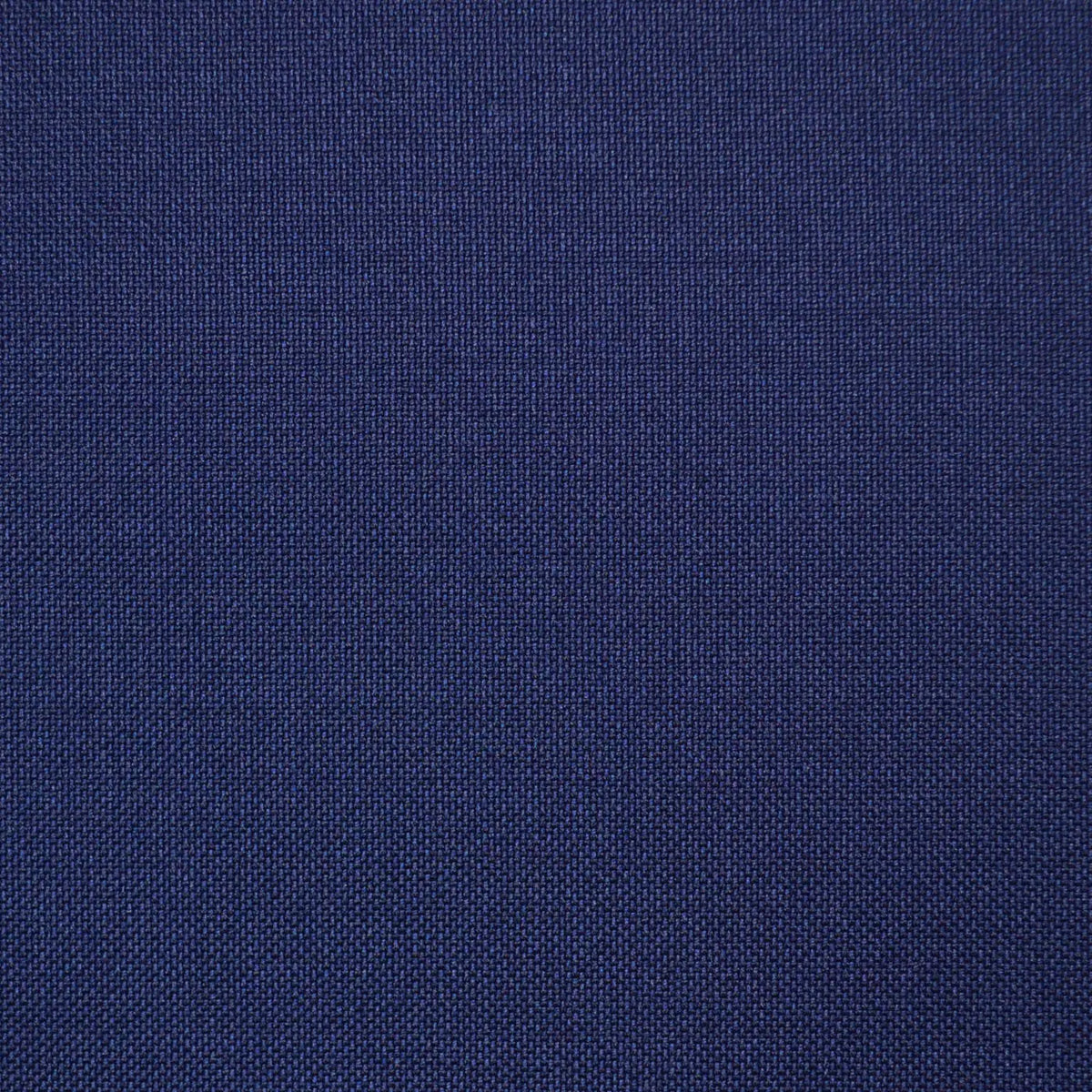 Bright Navy Blue Fine Hopsack Super 110's Italian Wool Suiting