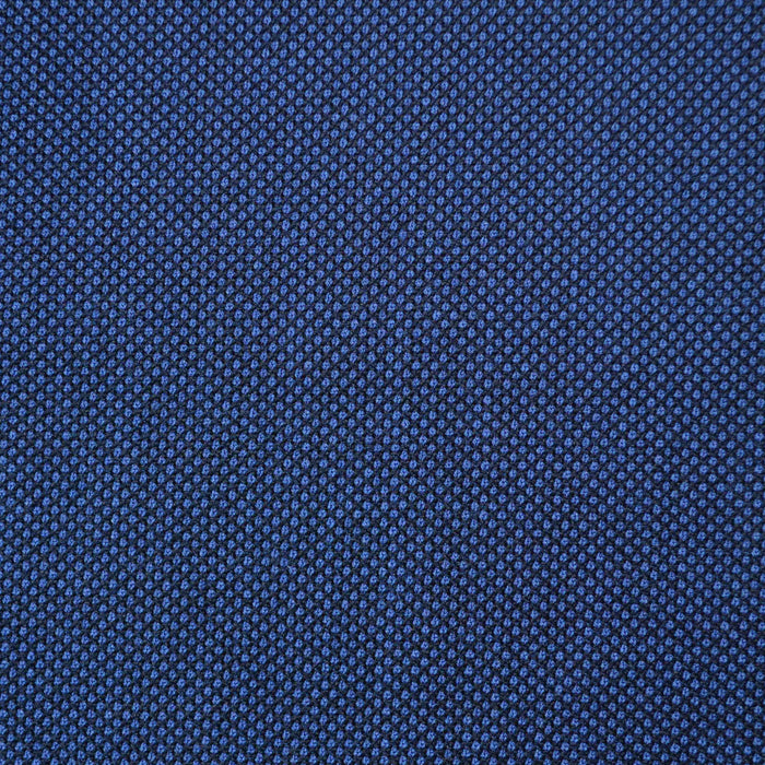 Bright Navy Blue Birdseye Super 110's Italian Wool Suiting