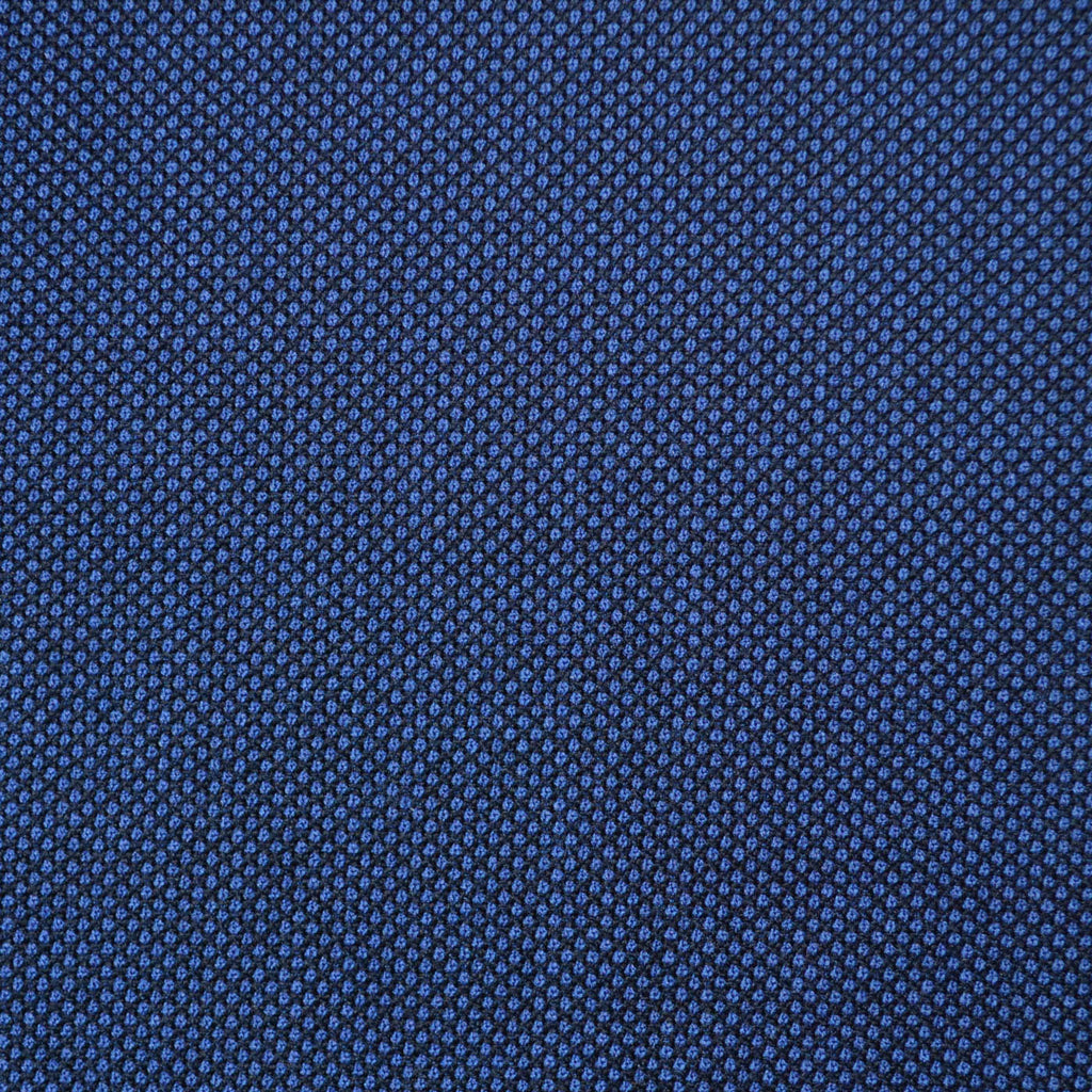 Bright Navy Blue Birdseye Super 110's Italian Wool Suiting