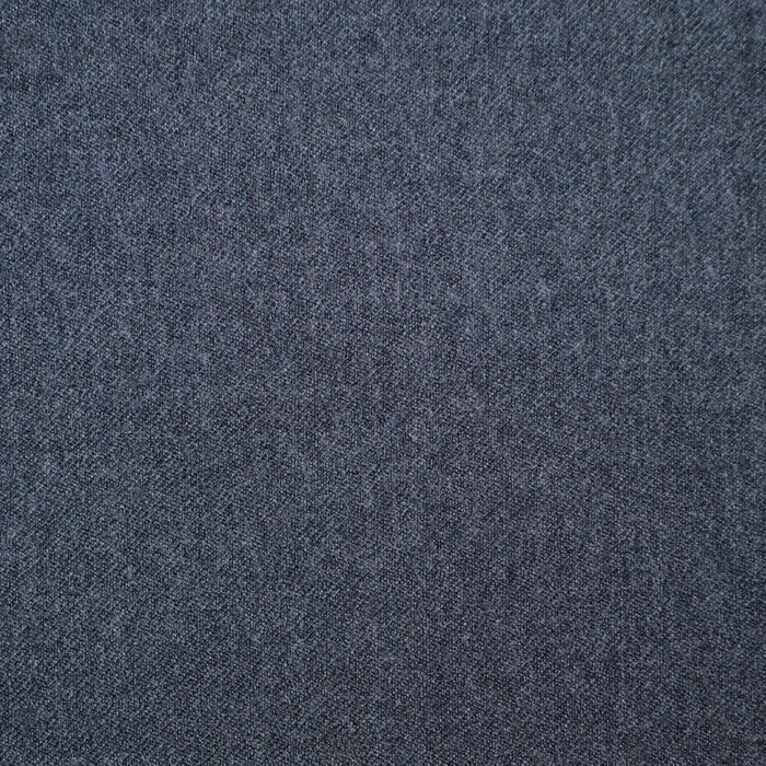 Medium Grey Plain Twill Flannel Super 110's Italian Wool Suiting