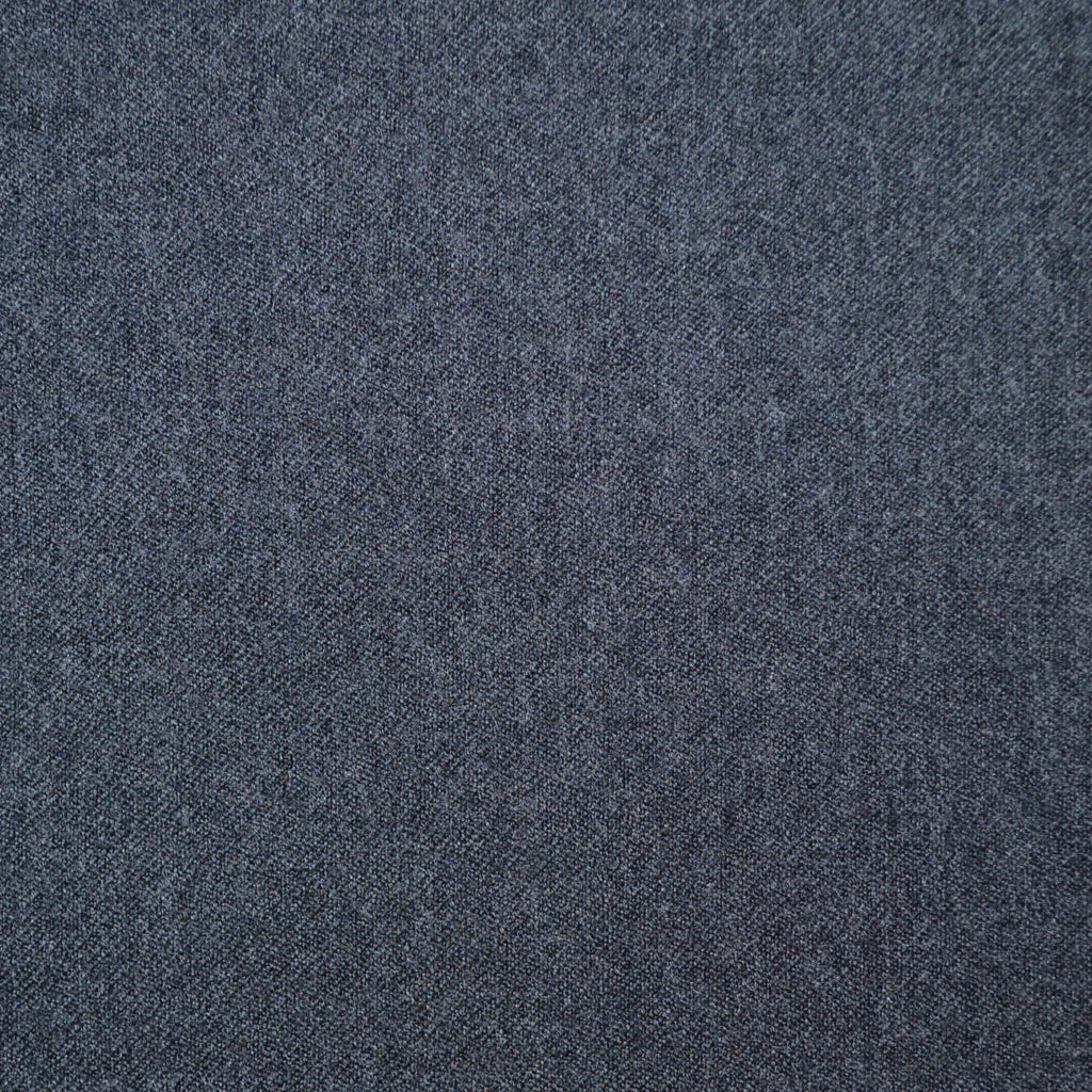 Medium Grey Plain Twill Flannel Super 110's Italian Wool Suiting