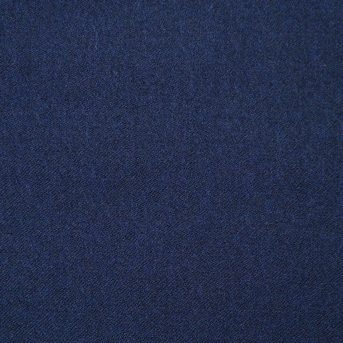 Bright Navy Blue Plain Twill Flannel Super 110's Italian Wool Suiting
