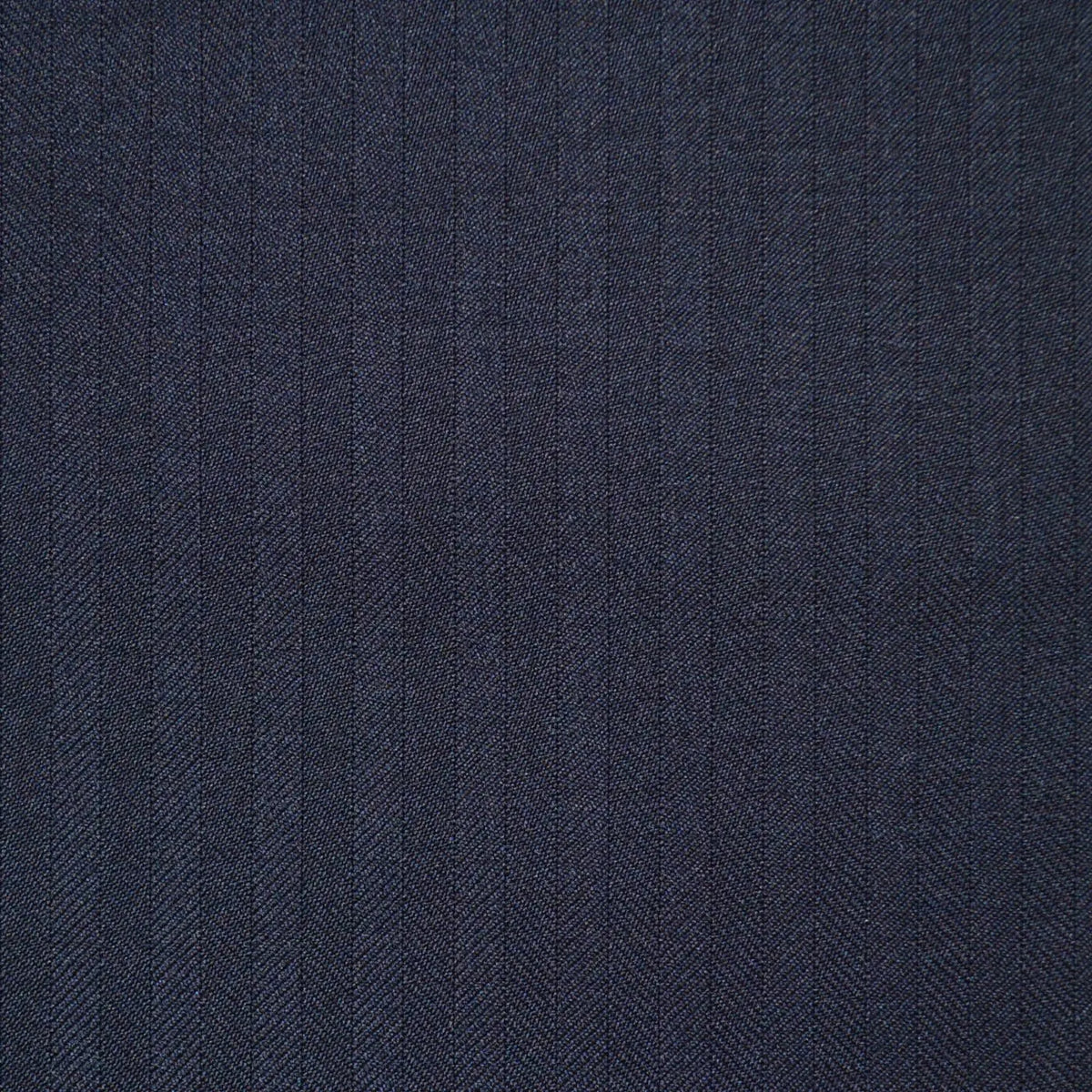 Black 1/4" Herringbone Super 110's Italian Wool Suiting