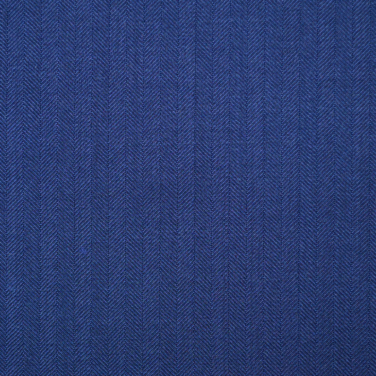 Navy Blue 1/4" Herringbone Super 110's Italian Wool Suiting