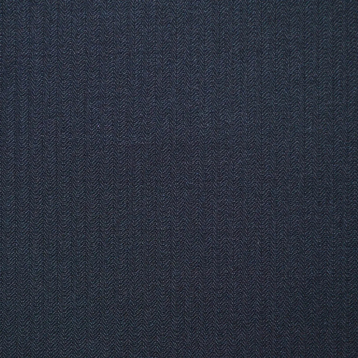 Black 1/8" Herringbone Super 110's Italian Wool Suiting