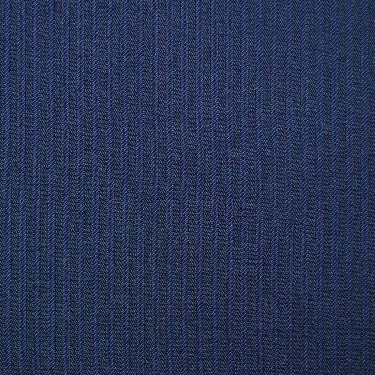 Navy Blue 1/8" Herringbone Super 110's Italian Wool Suiting