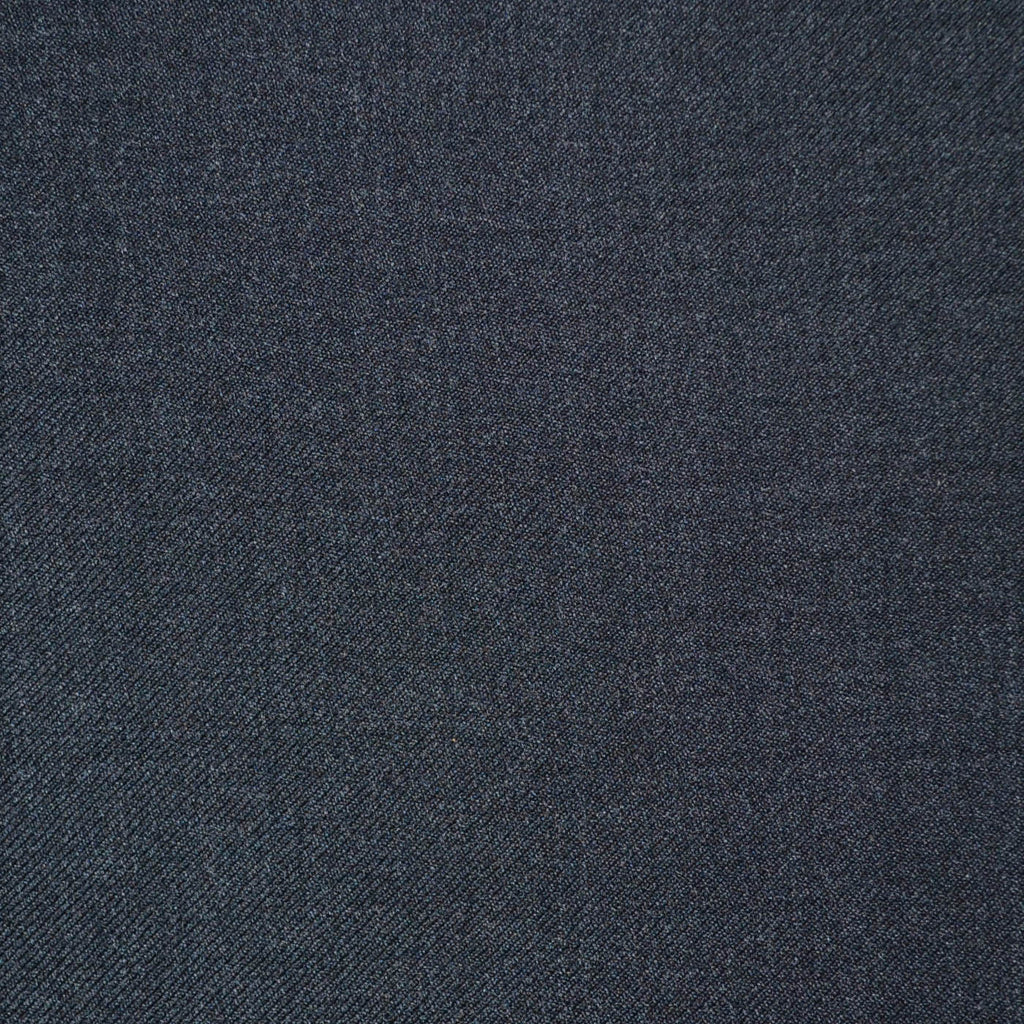 Dark Grey Plain Twill Super 110's Italian Wool Suiting