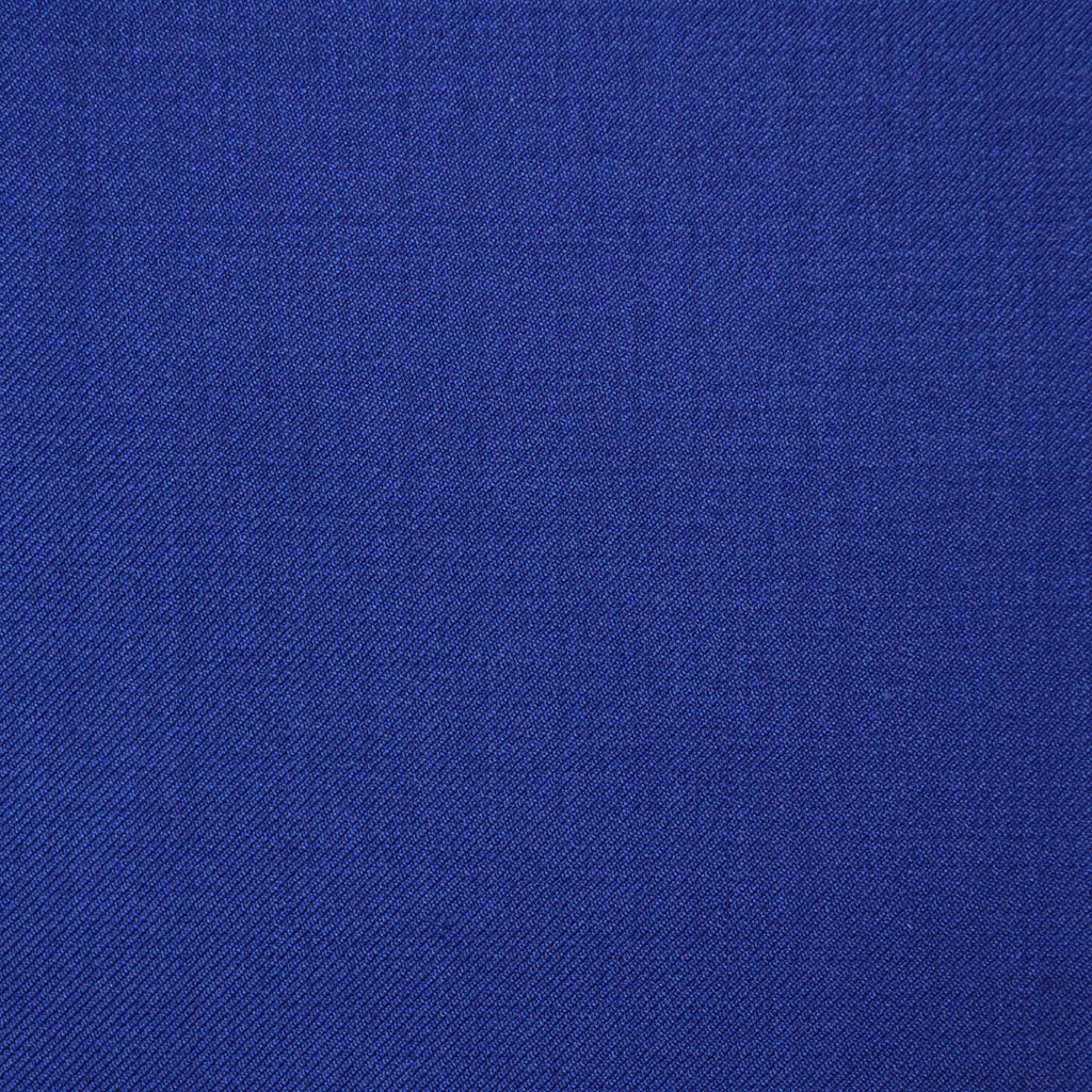 Indigo Blue Plain Twill Super 110's Italian Wool Suiting