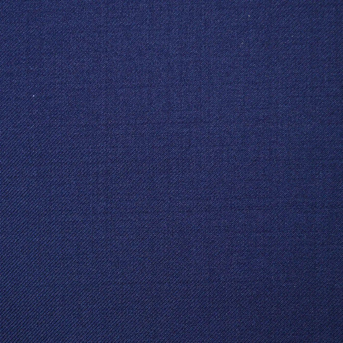 Bright Navy Blue Plain Twill Super 110's Italian Wool Suiting