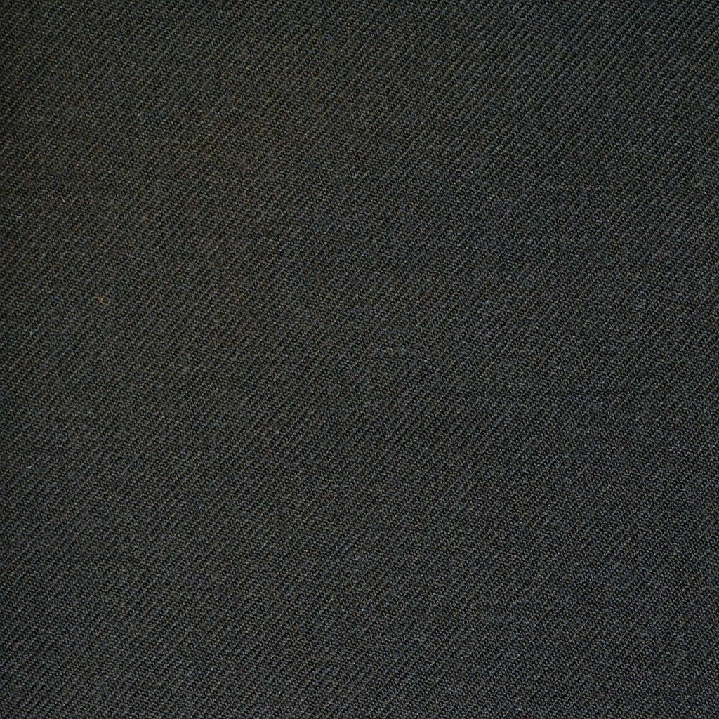Dark Brown Twill All Wool Suiting
