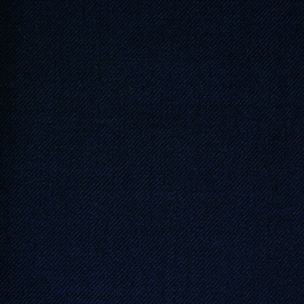 Navy Blue Twill All Wool Suiting