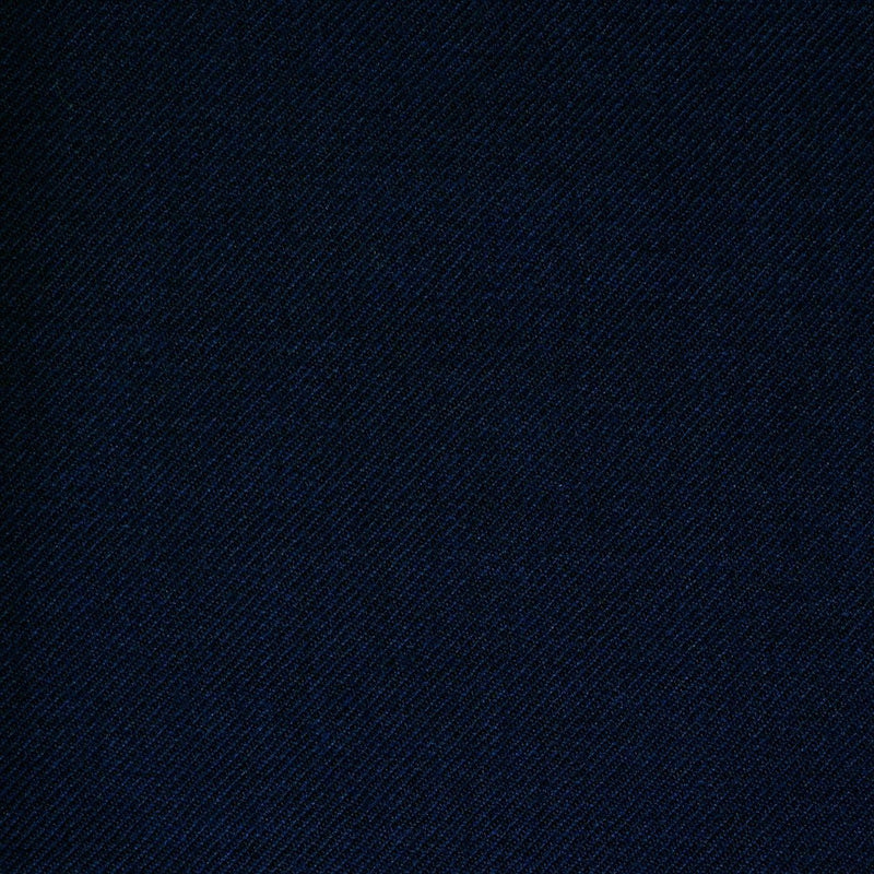 Navy Blue Twill All Wool Suiting
