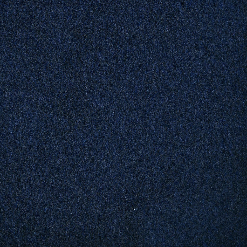 Navy Blue Wool & Cashmere Blend Coating