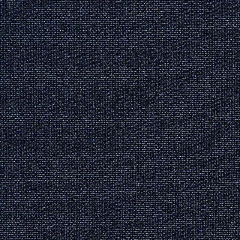 Dark Navy Blue Wool & Polyester Suiting