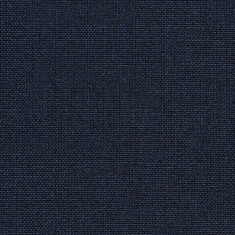 Dark Navy Blue Wool & Polyester Suiting