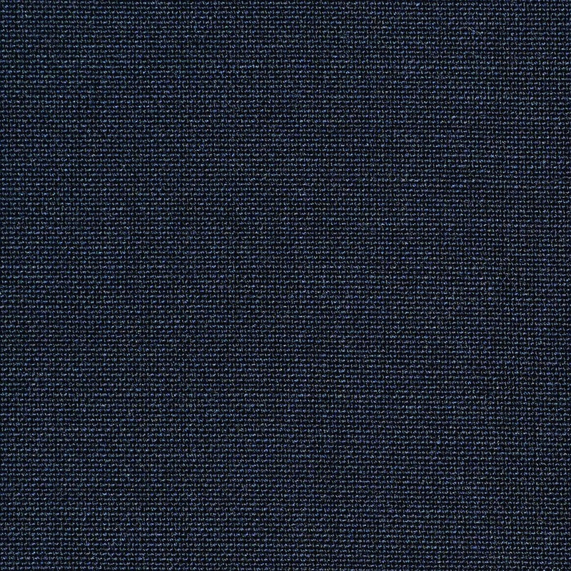 Dark Navy Blue Wool & Polyester Suiting