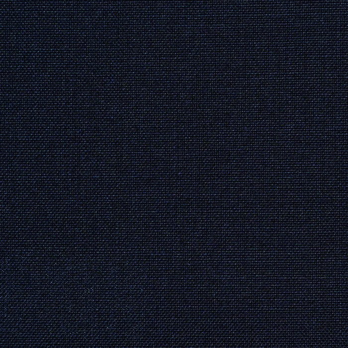 Navy Blue Wool & Polyester Suiting