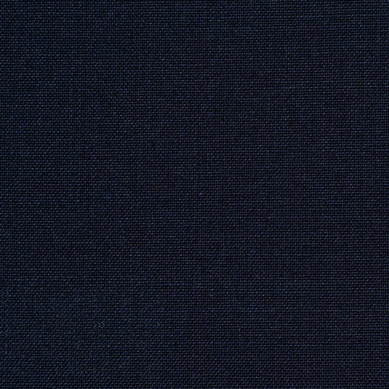 Navy Blue Wool & Polyester Suiting